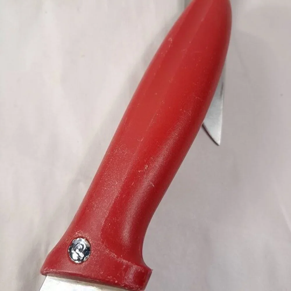 Pirge‎ Pure Line knife set 3 red made in Turkey Paring 48001 Carving Meat 48003